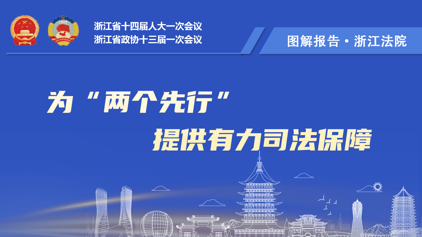圖解報(bào)告丨浙江法院為“兩個(gè)先行”提供有力司法保障